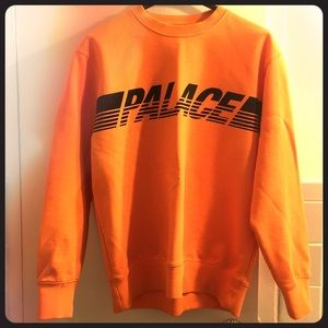 Palace Skateboards Line Crew Orange sz medium